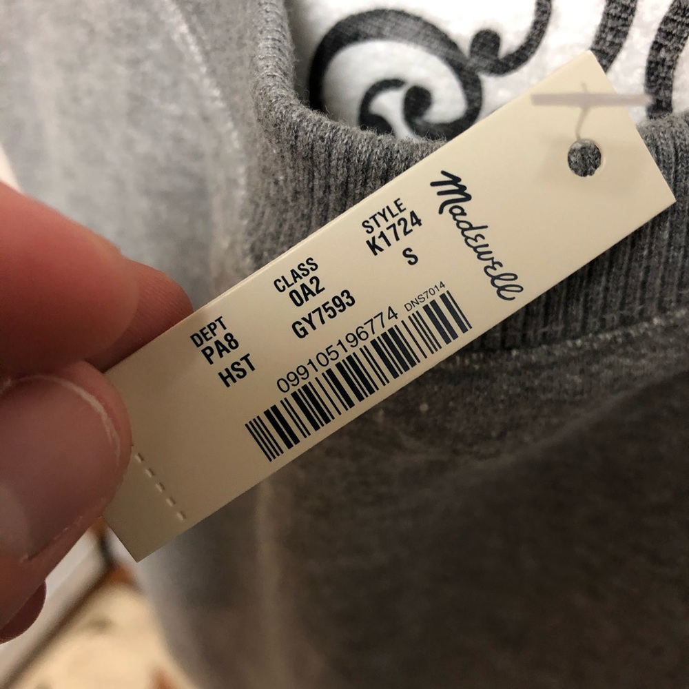 NEW Miles by Madewell Ruffle Sweatshirt Crewneck - Picture 7 of 7
